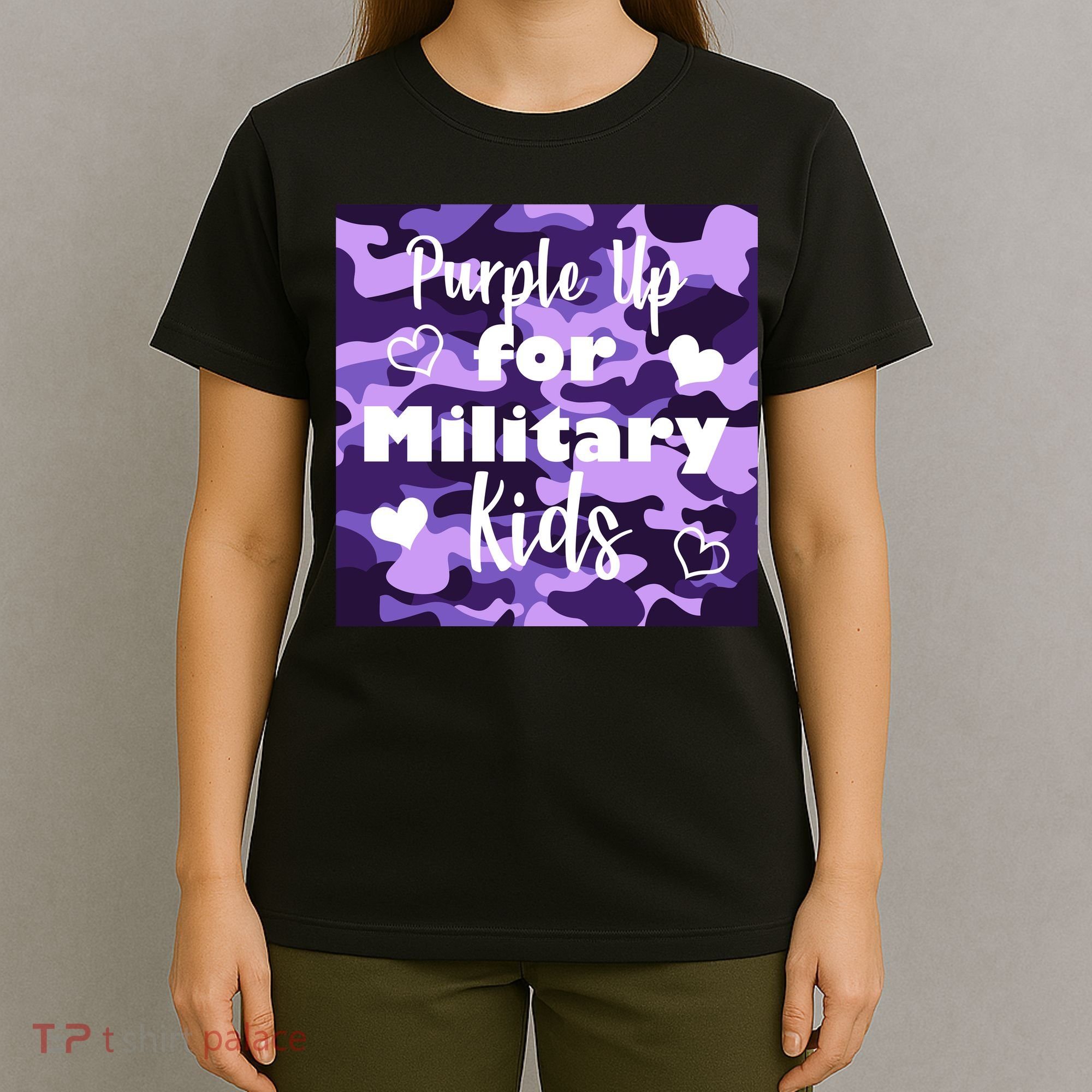 Purple Up For Military Kids Awareness T-Shirt
