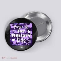 Purple Up For Military Kids Awareness Button thumb 0
