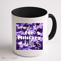 Purple Up For Military Kids Awareness Coffee Mug thumb 1