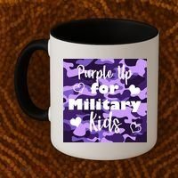 Purple Up For Military Kids Awareness Coffee Mug thumb 2