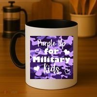 Purple Up For Military Kids Awareness Coffee Mug thumb 4