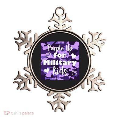 Purple Up For Military Kids Awareness Ornament