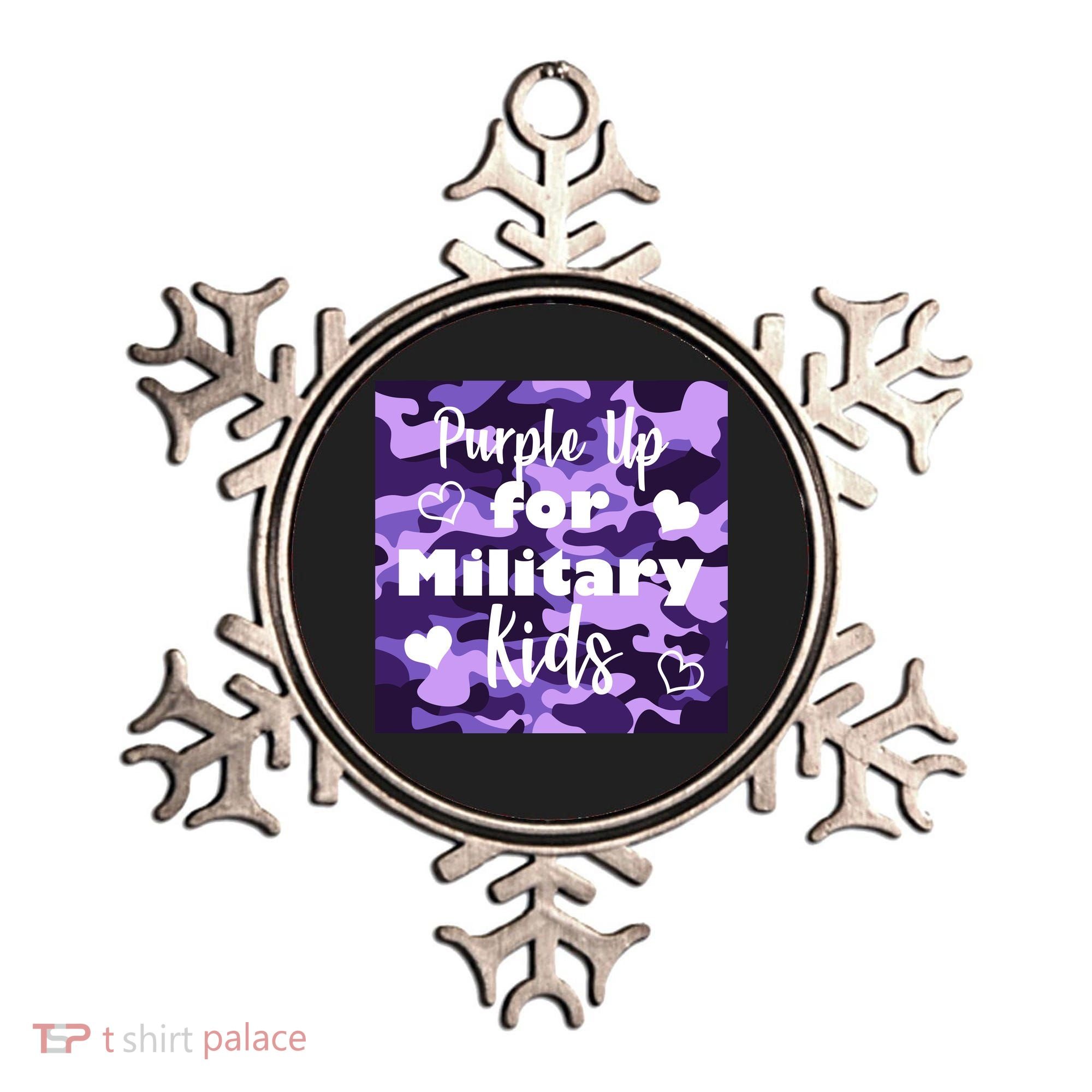 Purple Up For Military Kids Awareness Ornament