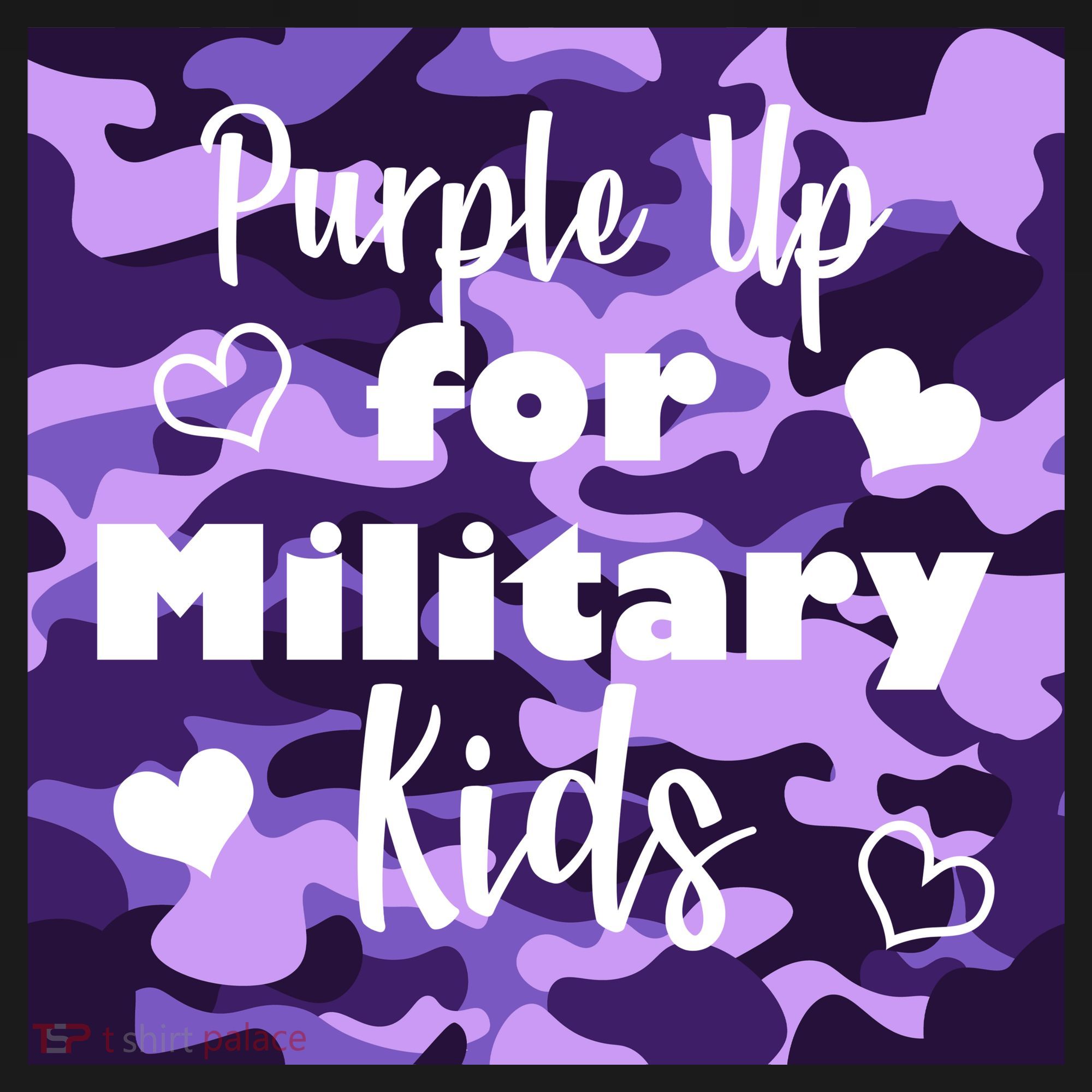 Purple Up For Military Kids Awareness Ornament