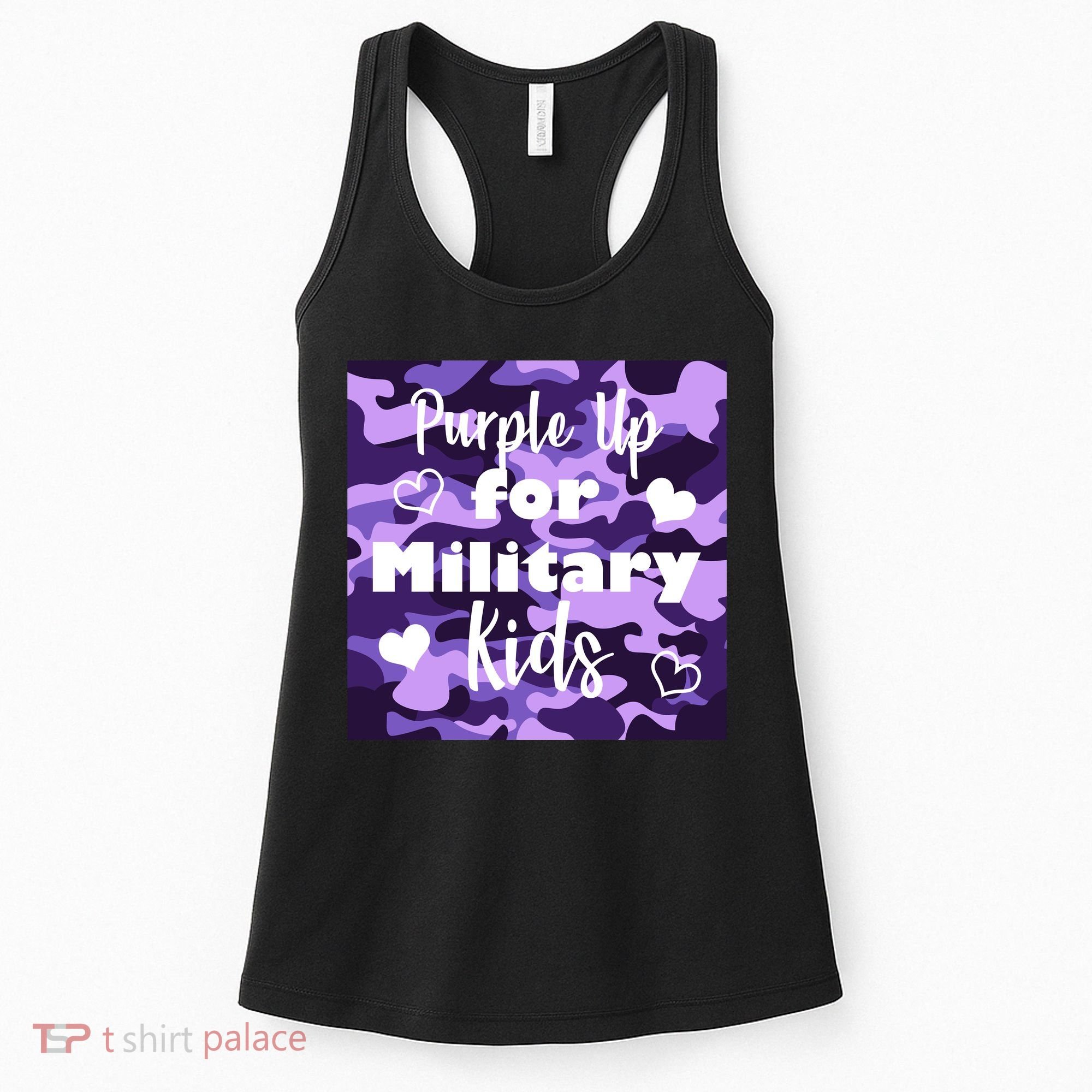 Purple Up For Military Kids Awareness Women's Tank Top