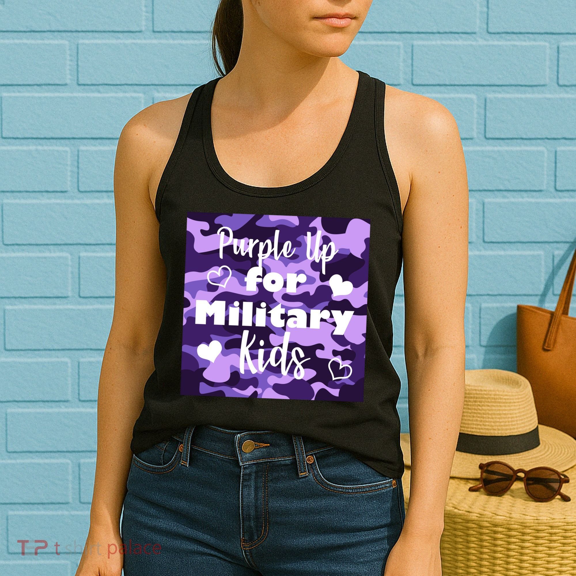 Purple Up For Military Kids Awareness Women's Tank Top