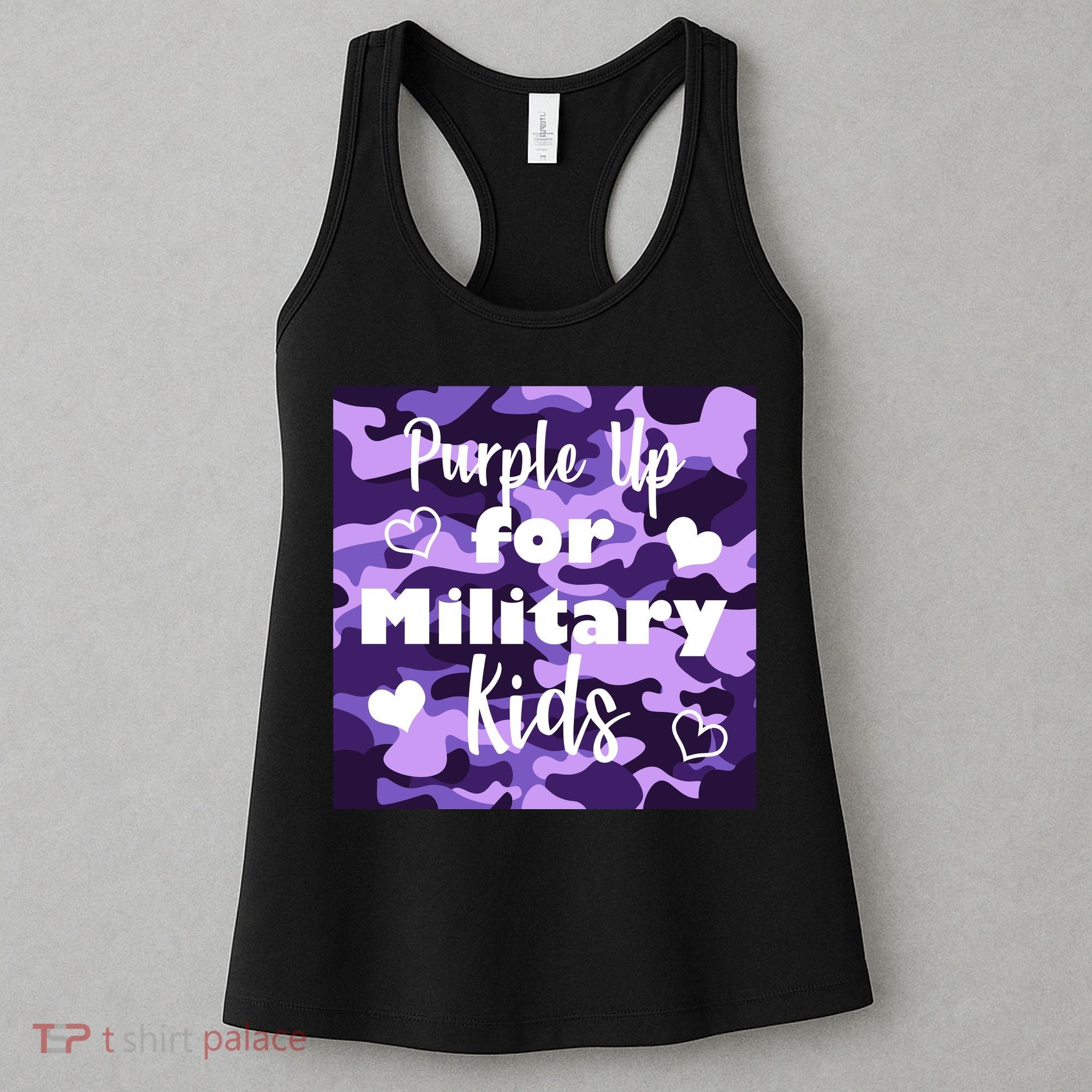 Purple Up For Military Kids Awareness Women's Tank Top