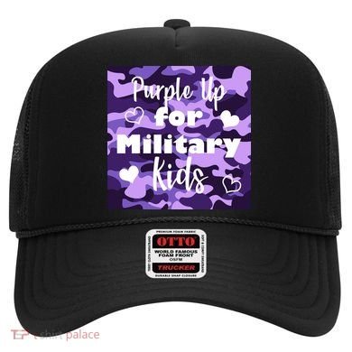 Purple Up For Military Kids Awareness Hat