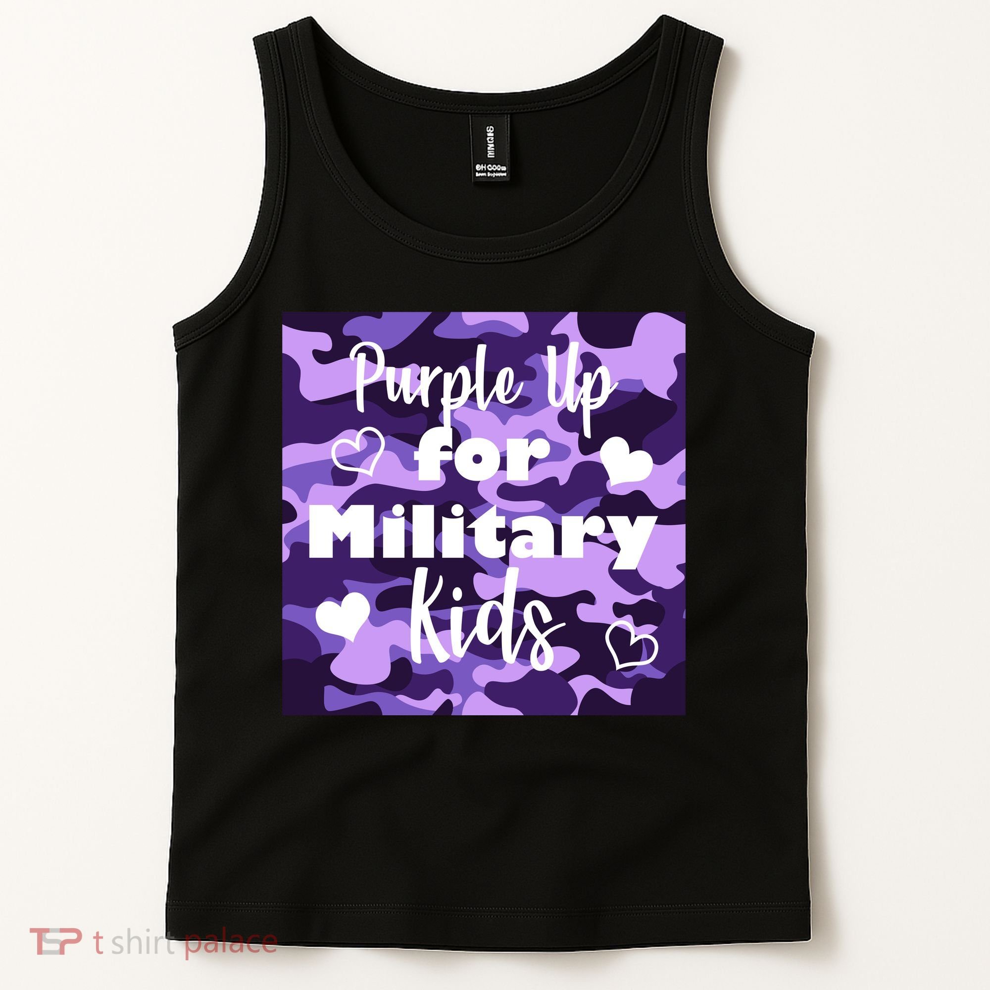 Purple Up For Military Kids Awareness Tank Top