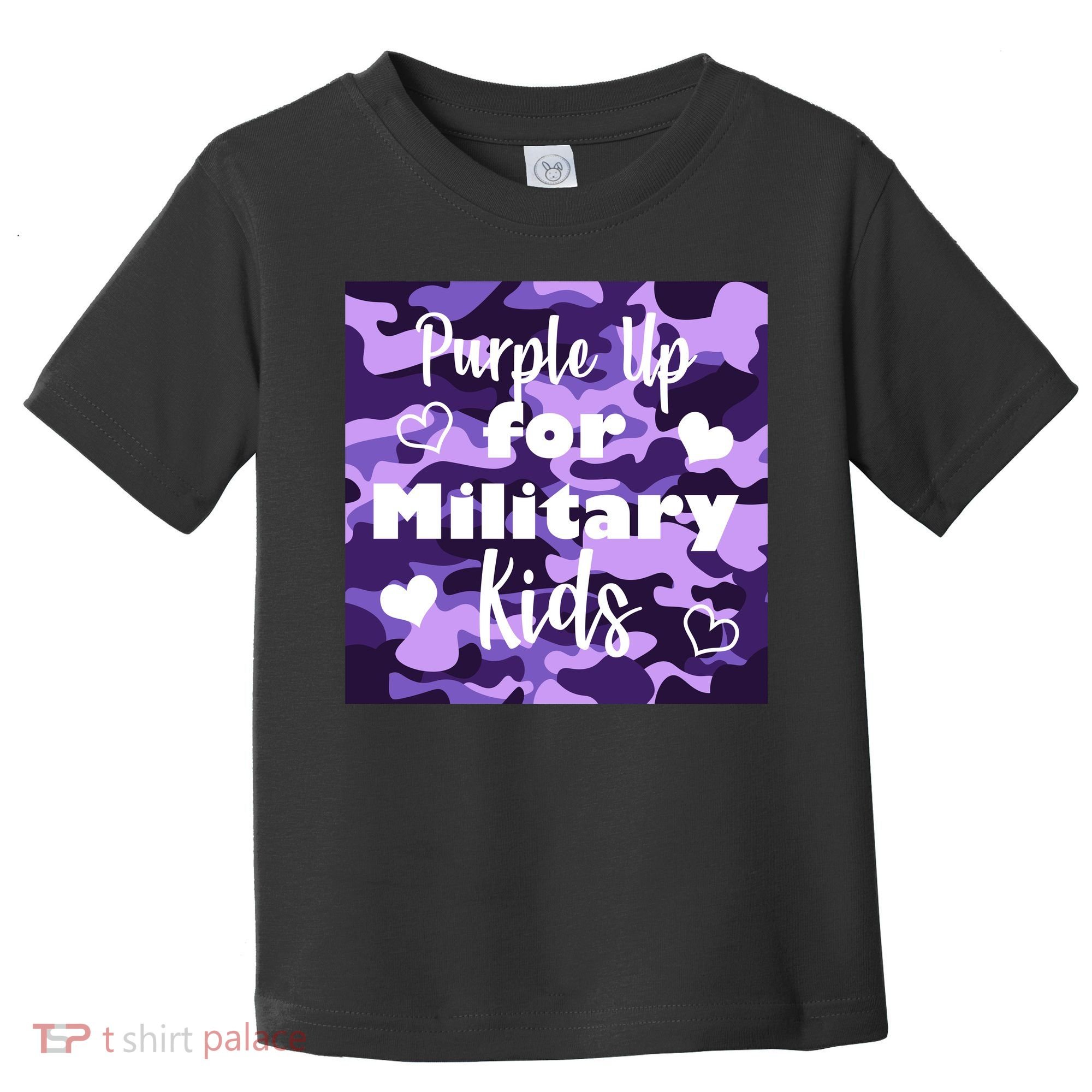 Purple Up For Military Kids Awareness Toddler T-Shirt