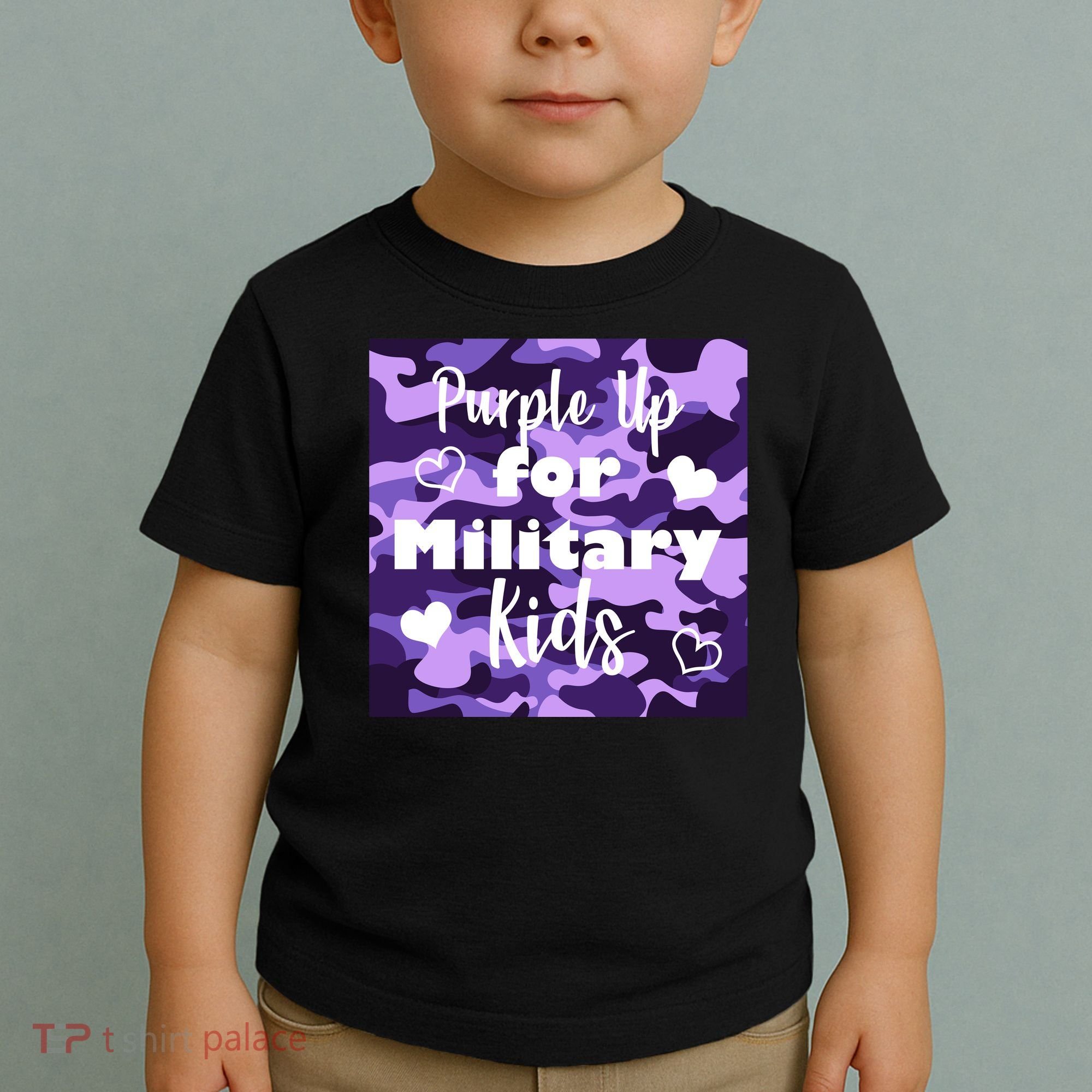 Purple Up For Military Kids Awareness Toddler T-Shirt