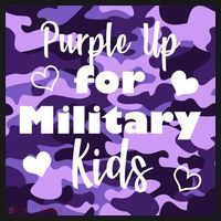 Purple Up For Military Kids Awareness Visor thumb 3