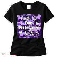 Purple Up For Military Kids Awareness Women's T-Shirt thumb 0