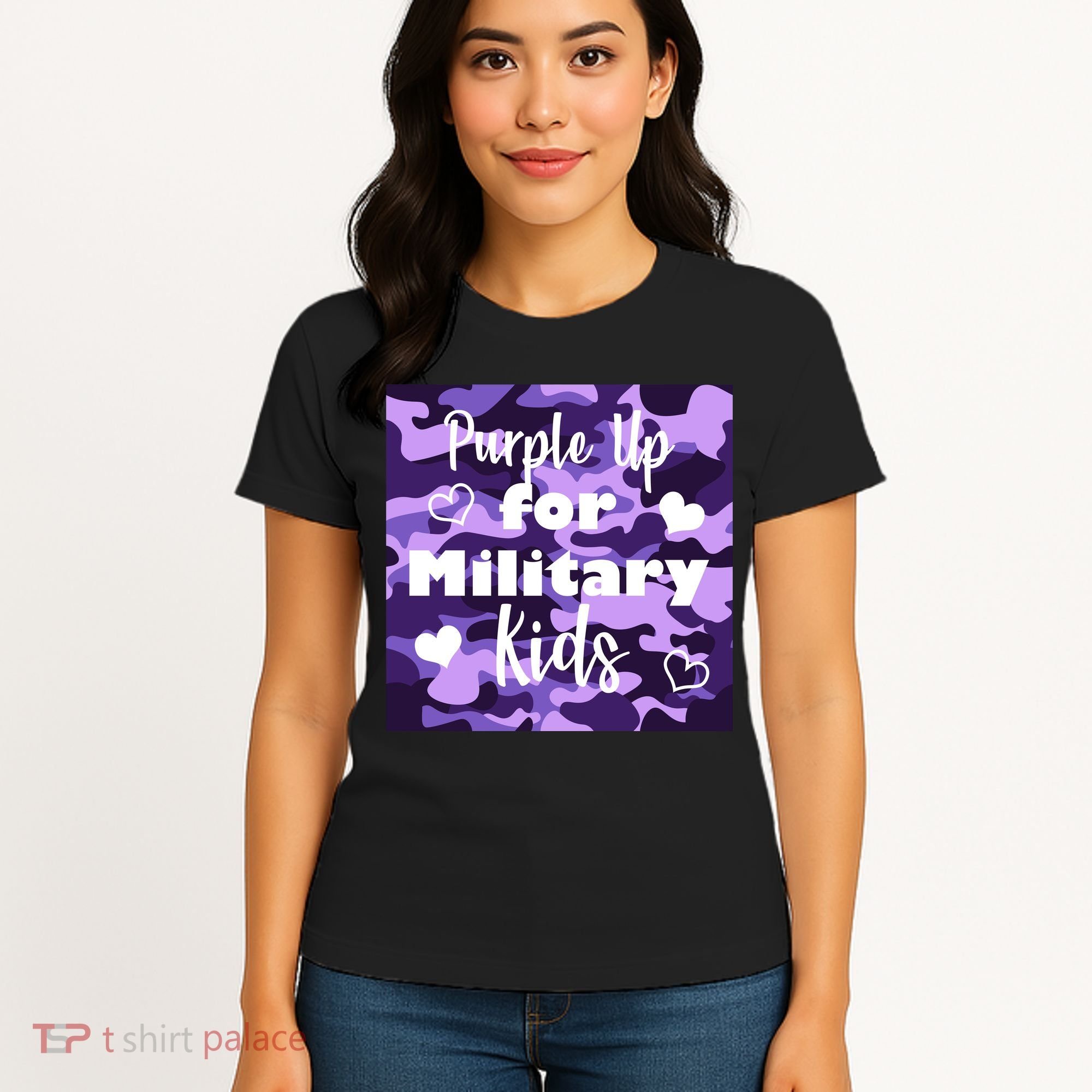 Purple Up For Military Kids Awareness Women's T-Shirt