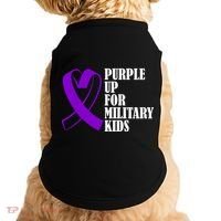 Purple Up For Military Kids Ribbon Doggie Tank thumb 0