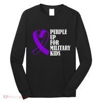 Purple Up For Military Kids Ribbon Long Sleeve Shirt thumb 0
