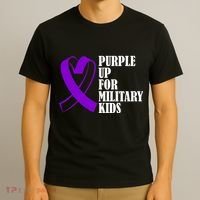 Purple Up For Military Kids Ribbon T-Shirt thumb 3