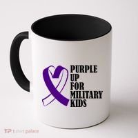 Purple Up For Military Kids Ribbon Coffee Mug thumb 0
