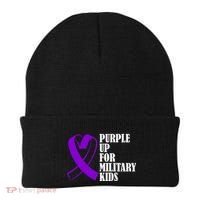 Purple Up For Military Kids Ribbon Beanie thumb 0