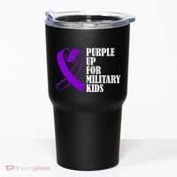 Purple Up For Military Kids Ribbon Tumbler thumb 0