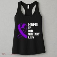 Purple Up For Military Kids Ribbon Women's Tank Top thumb 3