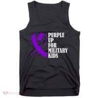 Purple Up For Military Kids Ribbon Tank Top thumb 0