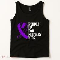Purple Up For Military Kids Ribbon Tank Top thumb 2