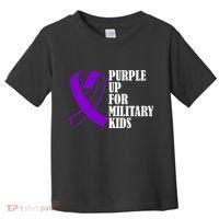 Purple Up For Military Kids Ribbon Toddler T-Shirt thumb 0
