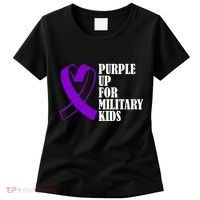 Purple Up For Military Kids Ribbon Women's T-Shirt thumb 0