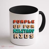Purple Up For Military Kids Support Coffee Mug thumb 1