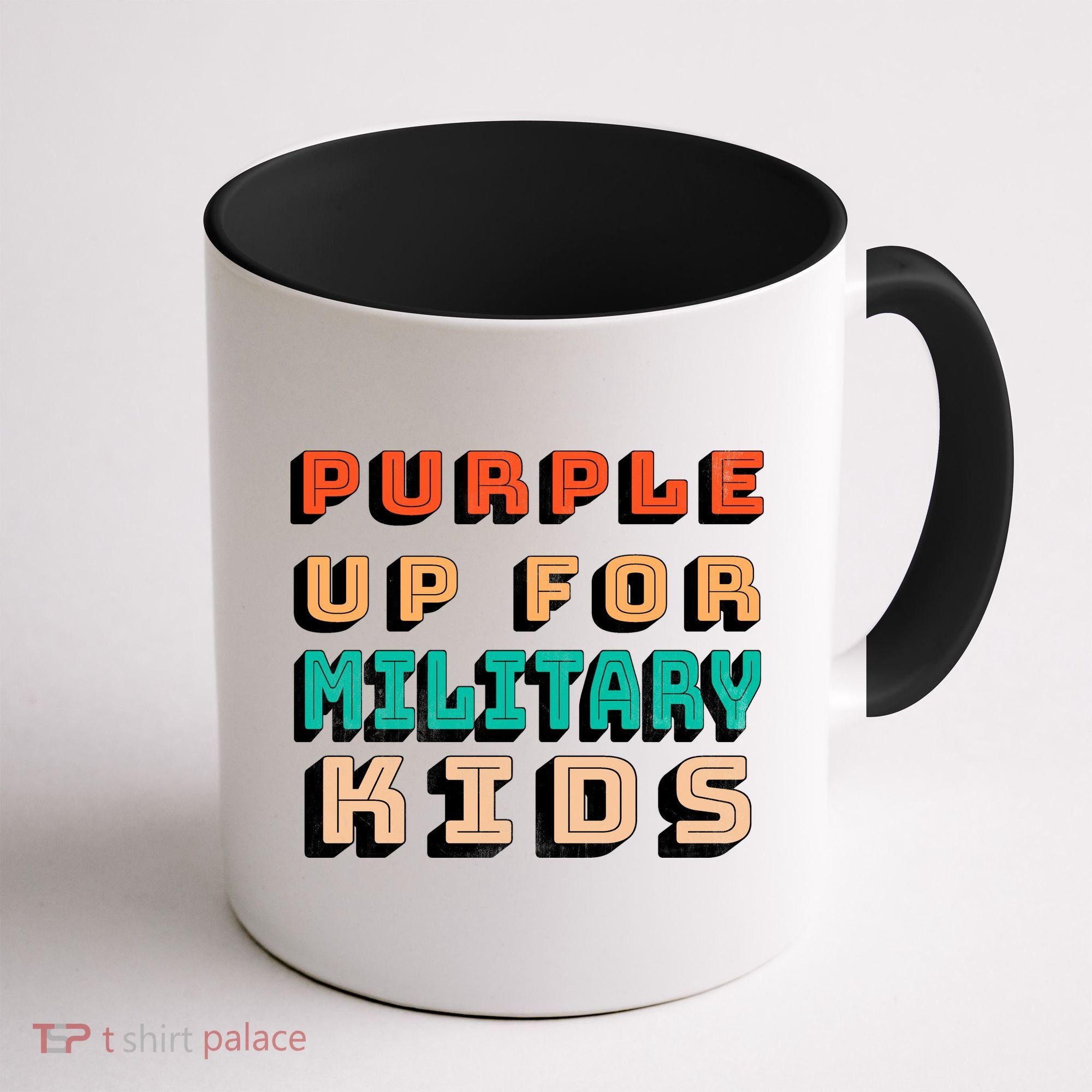 Purple Up For Military Kids Support Coffee Mug