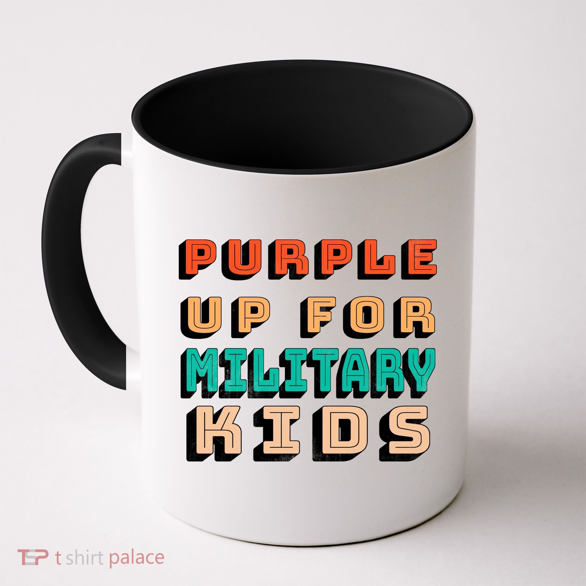 Purple Up For Military Kids Support Coffee Mug