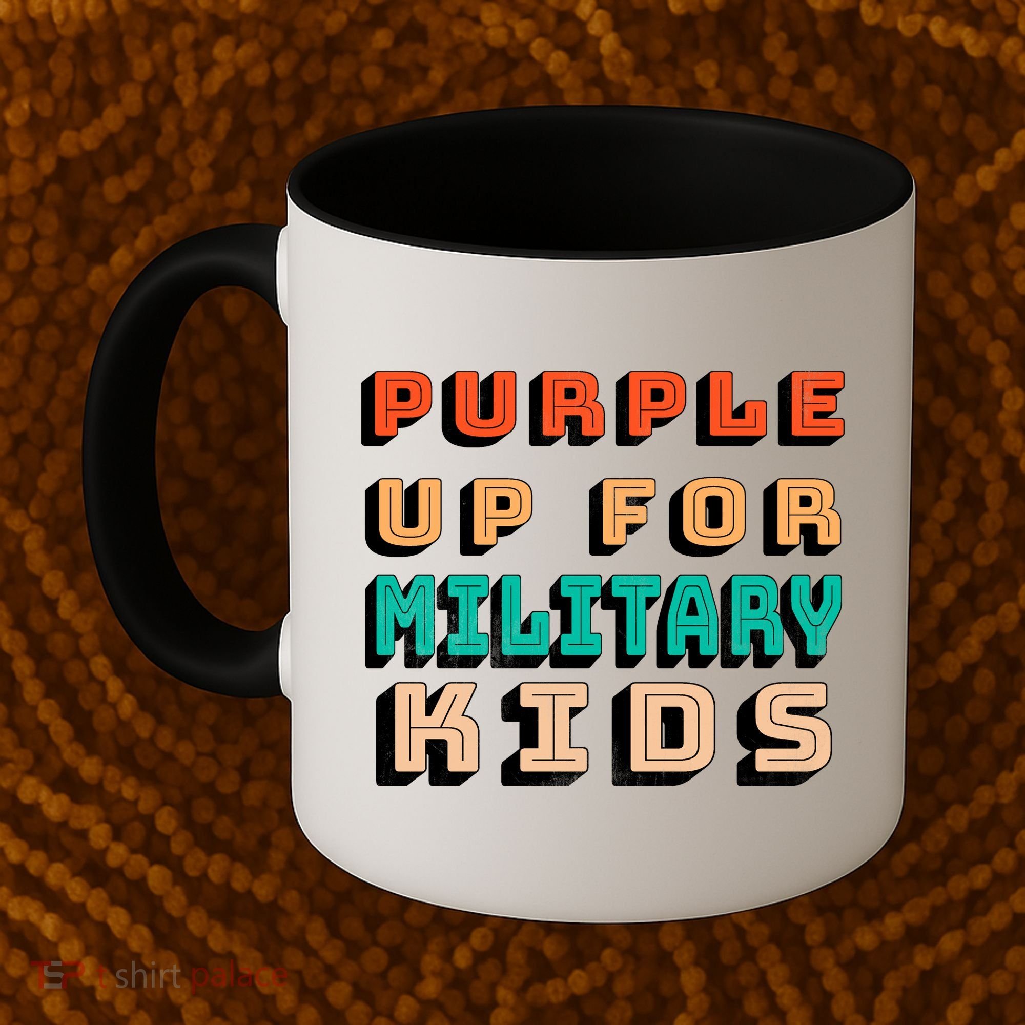 Purple Up For Military Kids Support Coffee Mug