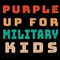 Purple Up For Military Kids Support Women's Hoodie thumb 2
