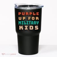 Purple Up For Military Kids Support Tumbler thumb 0