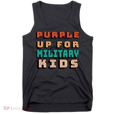 Purple Up For Military Kids Support Tank Top