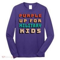 Purple Up For Military Kids Support Long Sleeve Shirt thumb 0