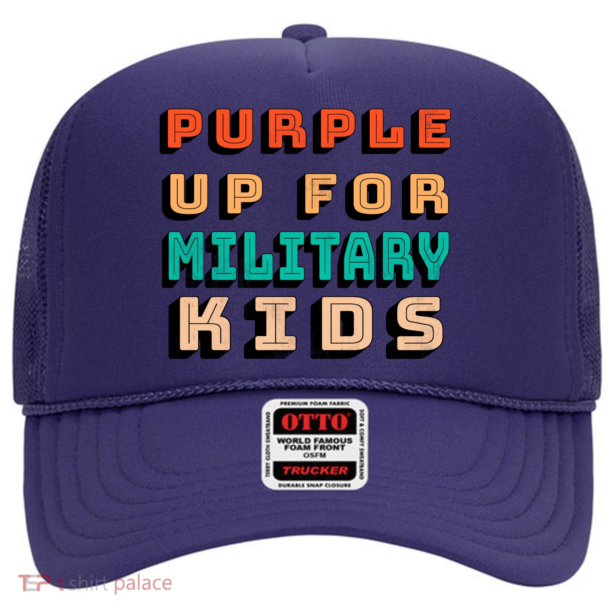 Purple Up For Military Kids Support Hat