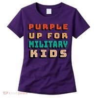Purple Up For Military Kids Support Women's T-Shirt thumb 0