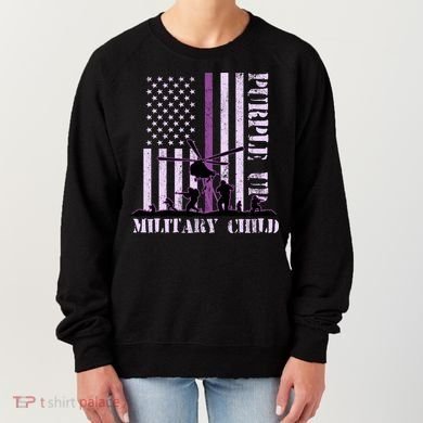 Purple Up Military Child Women's Sweatshirt