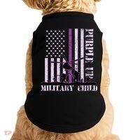 Purple Up Military Child Doggie Tank thumb 0
