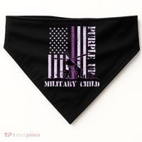 Purple Up Military Child USA-Made Doggie Bandana thumb 0