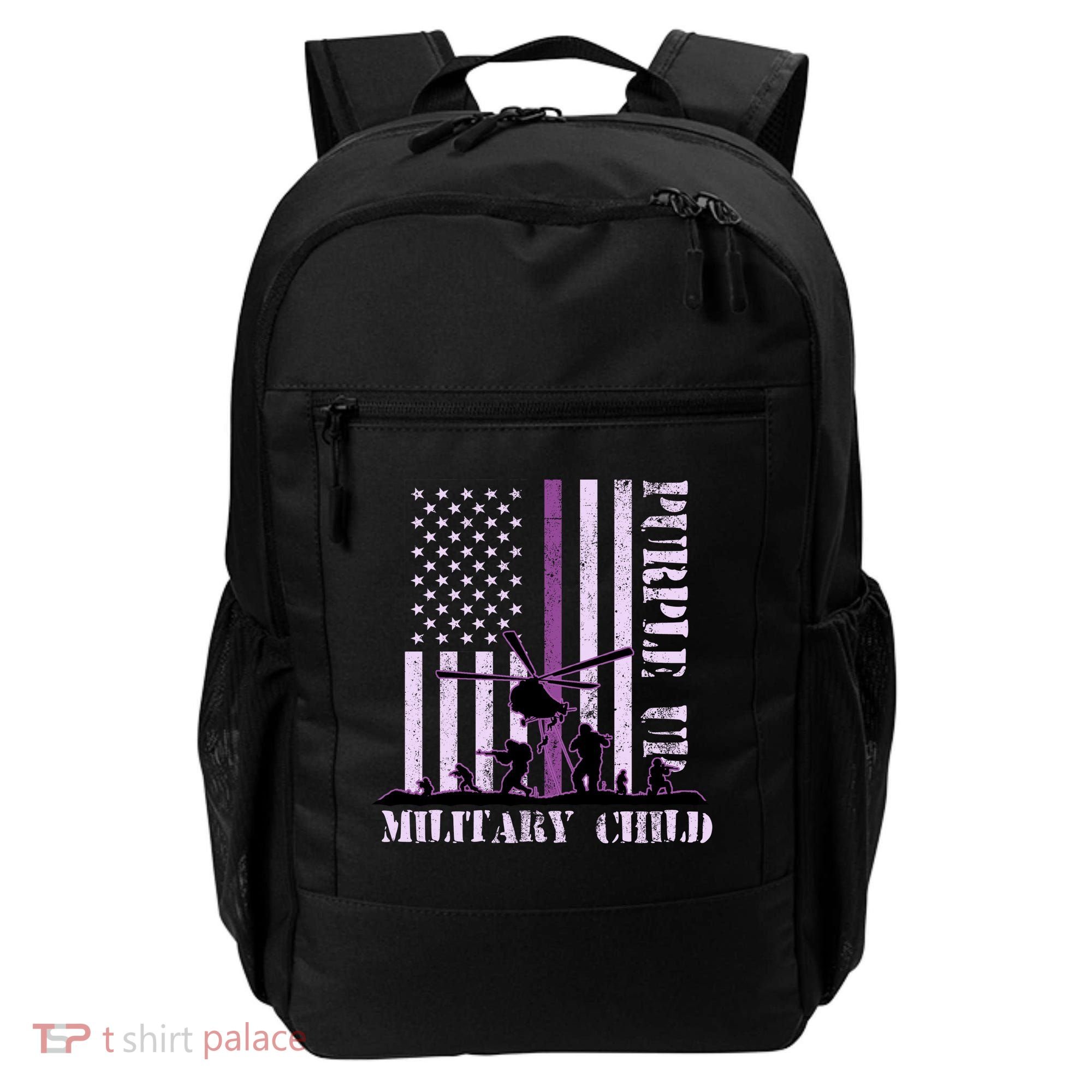 Purple Up Military Child Backpack