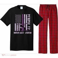 Purple Up Military Child Pajama Set thumb 0