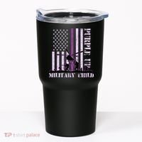 Purple Up Military Child Tumbler thumb 0