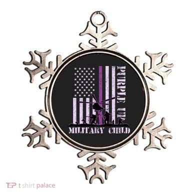 Purple Up Military Child Ornament