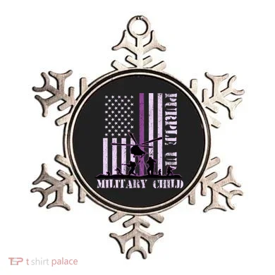 Purple Up Military Child Ornament