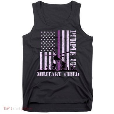 Purple Up Military Child Tank Top