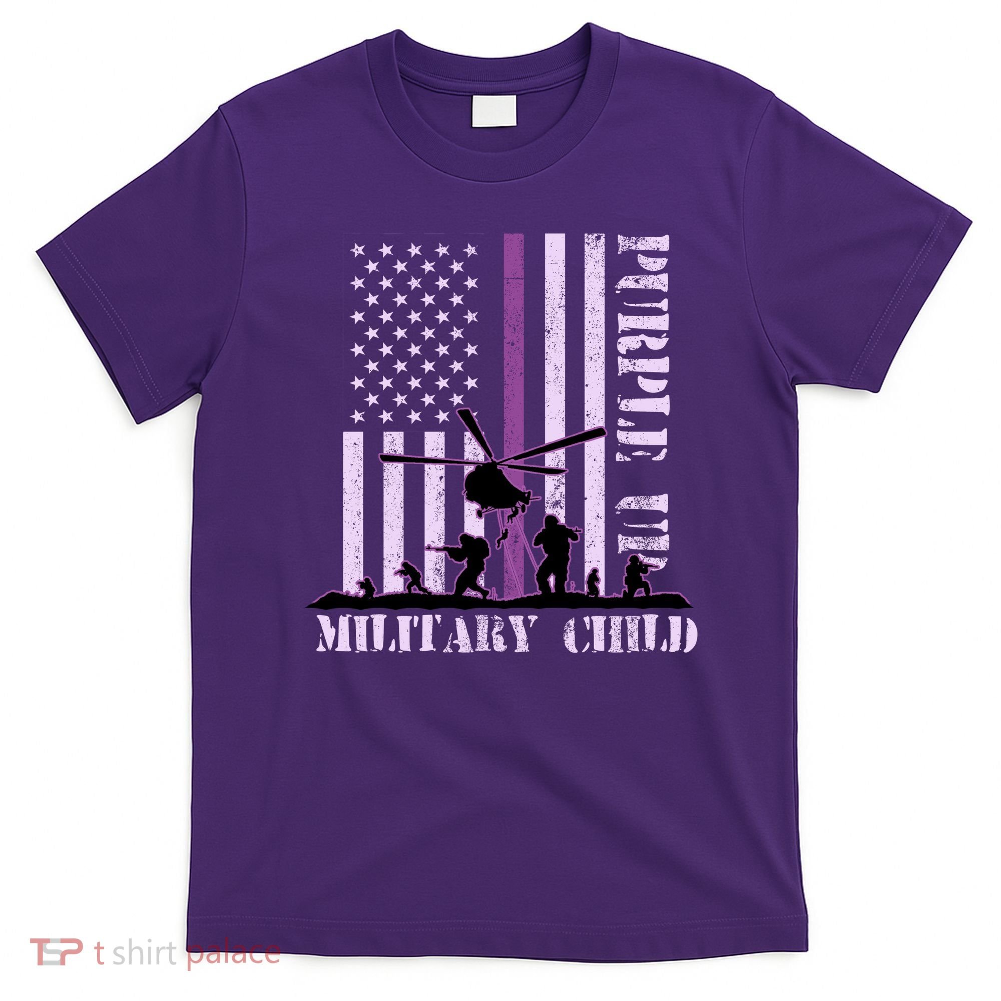 Purple Up Military Child T-Shirt