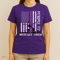 Purple Up Military Child T-Shirt thumb 4
